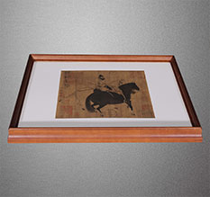 锡林郭勒盟书画装裱配框服务案例